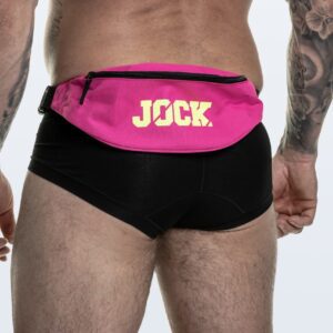 JOCK Pink Neon Bum Bag