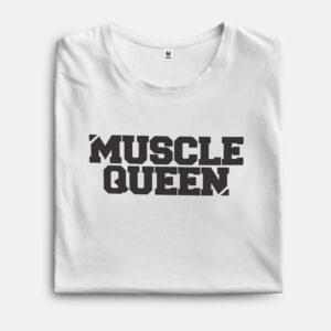 MUSCLE QUEEN printed JOCK Tribe T-shirt -White
