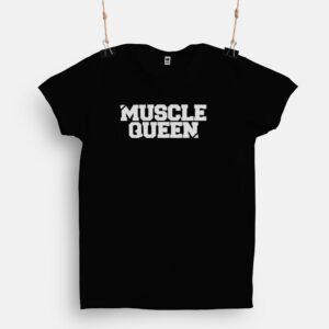 MUSCLE QUEEN printed JOCK Tribe T-shirt -Black