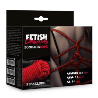Fetish Dreams Bondage Rope 10m Red