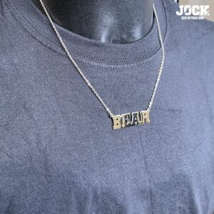 BEAR stainless Steel JOCK tribe chain and pendant (50CM)