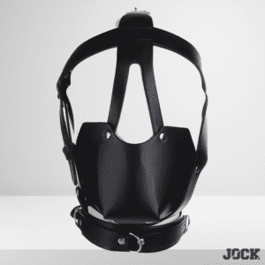 PU Leather Head Harness with Mouth Ball Gag