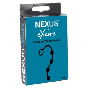 Nexus Excite Black Medium Anal Beads