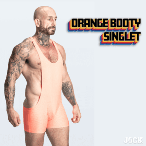 Booty Wrestling Singlet – Orange