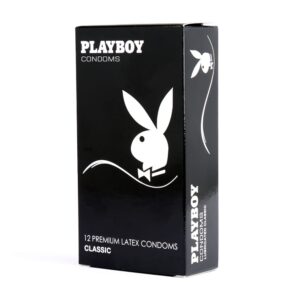 Playboy Classic Condom 12 Pack Transparent Standard