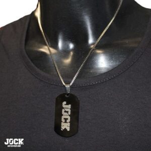 JOCK stainless Steel Dog Tags & chain (50CM)