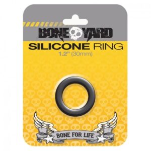 Boneyard Silicone Ring Black 30mm