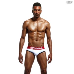 Jockmail Bulge Brief – with enhancing cup – White