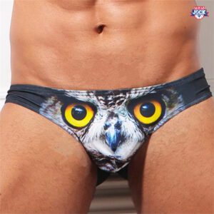 Beast Thong – Owl Print Low Waist Thong For Men