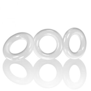 WILLY RINGS 3-pack cockrings, white