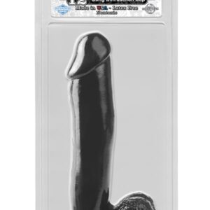 Basix Basix 12 In. Dong With Suction Cup Black 12in
