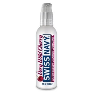 Swiss Navy Flavors VERY CHERRY Transparent waterbased lube 4oz