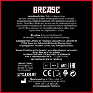 Swiss Grease Lube, Navy, 16 Ounce
