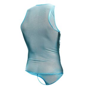 MOB Men’s Sexy All Over Sheer Body – Turquoise