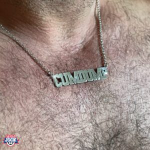CUMDUMP stainless steel JOCK Tribe chain and pendant