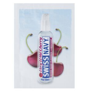Swiss Navy Flavors VERY CHERRY Transparent waterbased lube 4oz