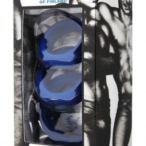 Tom of Finland – 3 Piece Silicone Cock Ring Set – Blue