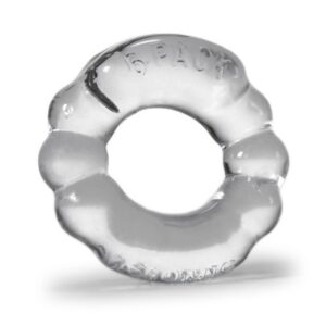 Oxballs 6 Pack Cock Ring Clear OS