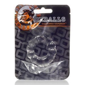 Oxballs 6 Pack Cock Ring Clear OS