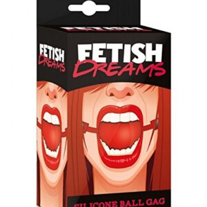Fetish Dreams Silicone Ball Gag (Red)