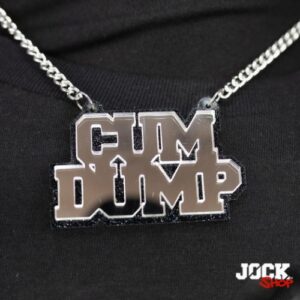 NEW design – CUMDUMP stainless Steel & Acrylic JOCK tribe chain and pendant