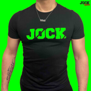 Neon Green JOCK branded classic t-shirt