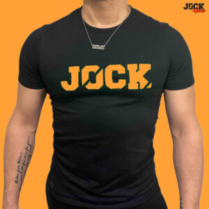Neon Orange JOCK branded classic t-shirt