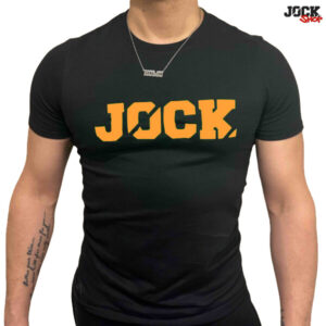 Neon Orange JOCK branded classic t-shirt