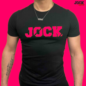 Neon Pink JOCK branded Classic T-shirt