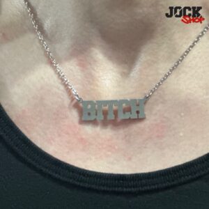 BITCH stainless Steel JOCK tribe chain and pendant