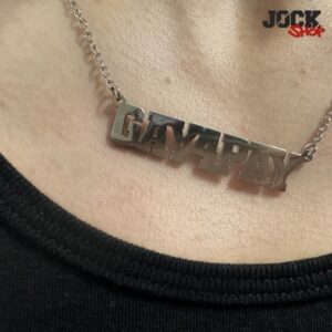 GAY4PAY stainless Steel JOCK tribe chain and pendant