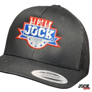 NEW RANGE – JOCK Crest Navy Snapback hat Black