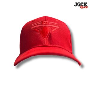 NEW RANGE – Jockstrap logo embroidered adjustable baseball hat- JOCK Red